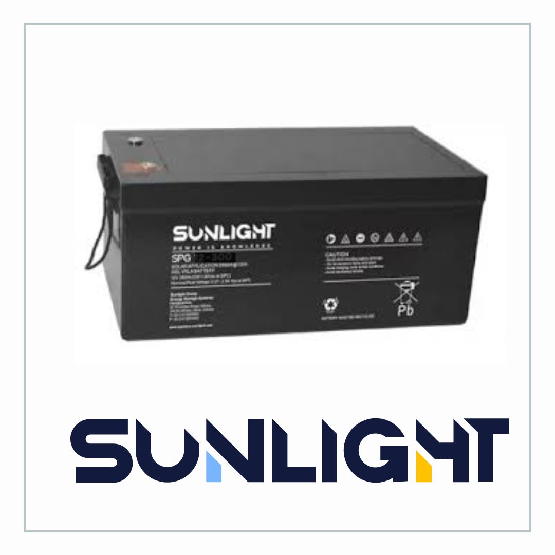 Sunlight Battery Greece 12v-40ah with connector